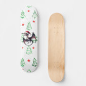 Weihnachtspterodaktylus Skateboard (Vorderseite)