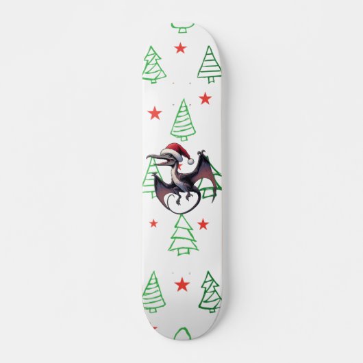 Weihnachtspterodaktylus Skateboard (Vorne)