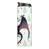 Weihnachtspterodaktylus Thermosbecher (Nach rechts gedreht)