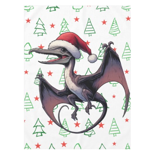 Weihnachtspterodaktylus Tischdecke (Vorderseite)