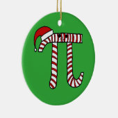 Weihnachtspu-Cartoon-MatheGeek Keramik Ornament (Rechts)