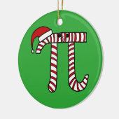 Weihnachtspu-Cartoon-MatheGeek Keramik Ornament (Links)