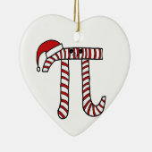 Weihnachtspu-Mathe-Verzierung Keramik Ornament (Rechts)