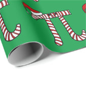 Weihnachtspu-Mathegeek-Verpackungs-Papier-Cartoon Geschenkpapier (Rolleneckpunkt)