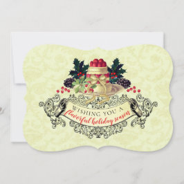 Weihnachtspudding aus der Küche der Karte