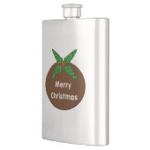 Weihnachtspudding benutzerdefinierte Flaschen Flachmann (Links)