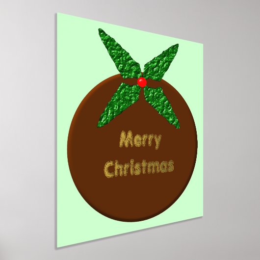 Weihnachtspudding-Brauch Foliendrucke (Ablage )