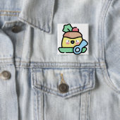 Weihnachtspudding Button (Beispiel)