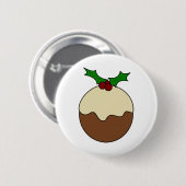 Weihnachtspudding Button (Vorne & Hinten)
