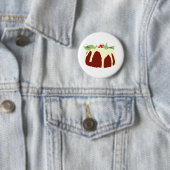 Weihnachtspudding Button (Beispiel)