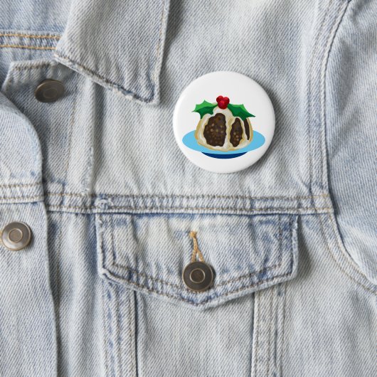 Weihnachtspudding Button (Beispiel)