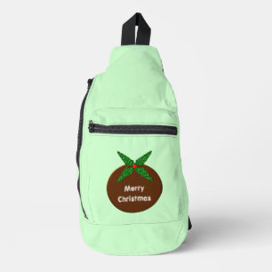 Weihnachtspudding Custom Crossbody Bag