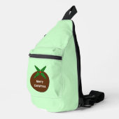 Weihnachtspudding Custom Crossbody Bag (Rechte Ecke)