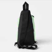 Weihnachtspudding Custom Crossbody Bag (Rückseite)