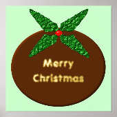 Weihnachtspudding Custom Foliendrucke (Vorderseite)