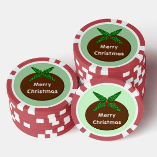 Weihnachtspudding Custom Pokerchips