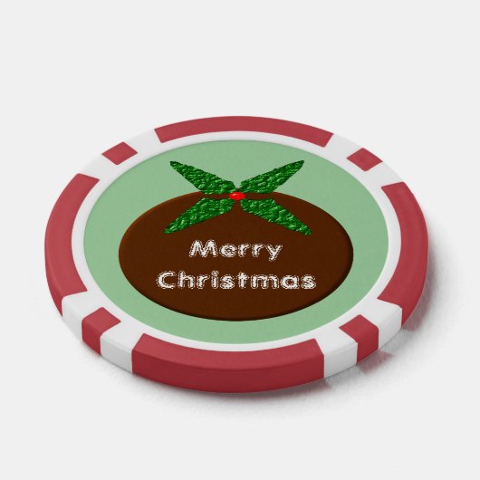 Weihnachtspudding Custom Pokerchips (Einzeln)