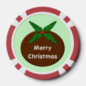 Weihnachtspudding Custom Pokerchips (Rückseite)