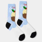 Weihnachtspudding-Design Weihnachten Socken (Rechts)