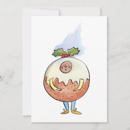 Weihnachtspudding Einladung