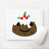 Weihnachtspudding Emoji Mousepad (Mit Mouse)