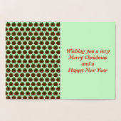 Weihnachtspudding Foil Card Folienkarte (Innenseite)
