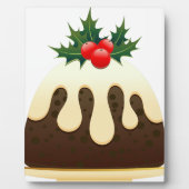 Weihnachtspudding Fotoplatte (Vorderseite)