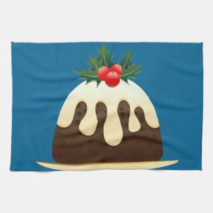 Weihnachtspudding Geschirrtuch