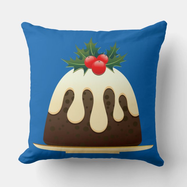 Weihnachtspudding Kissen (Vorderseite)