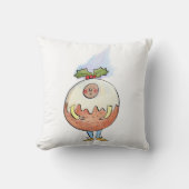 Weihnachtspudding Kissen (Vorderseite)