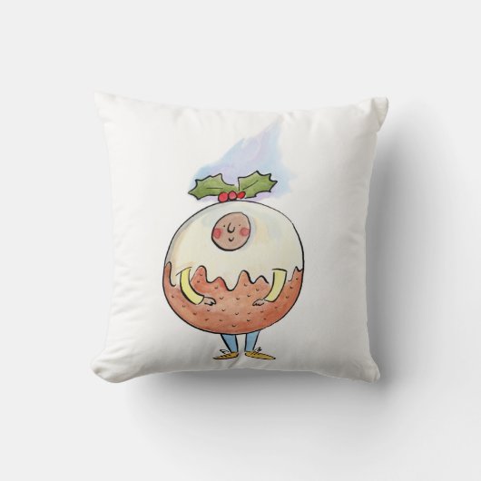 Weihnachtspudding Kissen (Vorderseite)