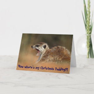 Weihnachtspudding - KMP Weihnachtskarte Feiertagskarte