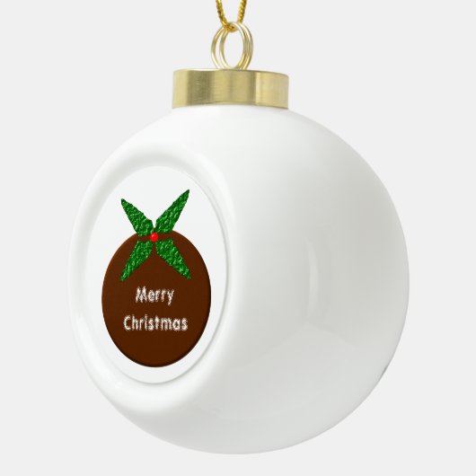 Weihnachtspudding Maßgeschneiderte Ornamente (Rechts)