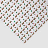 Weihnachtspudding-Muster Seidenpapier (Ausschnitt)