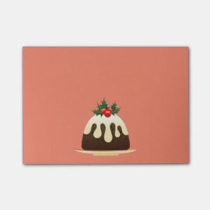 Weihnachtspudding Post-it Klebezettel