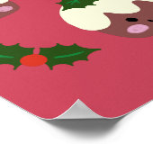 Weihnachtspudding Poster (Ecke)