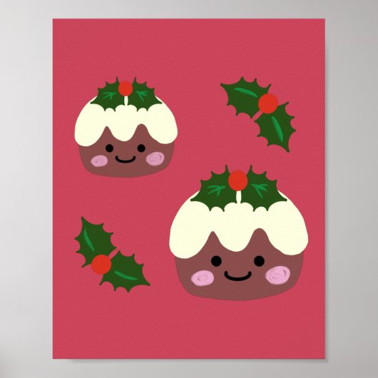 Weihnachtspudding Poster (Vorne)