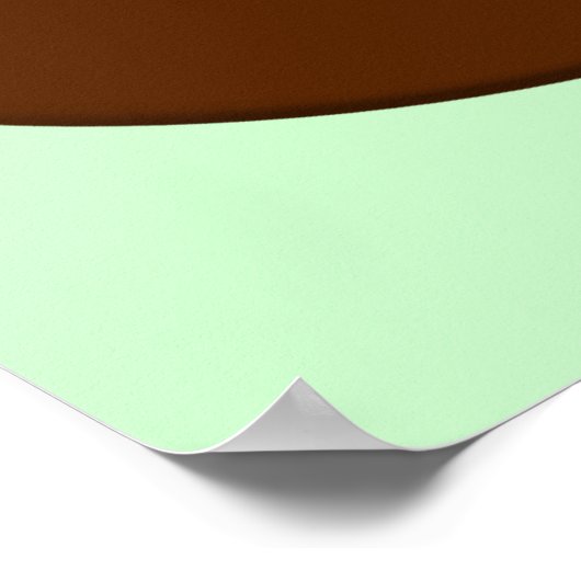 Weihnachtspudding Poster (Ecke)