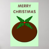 Weihnachtspudding Poster (Vorne)