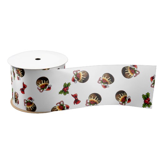 Weihnachtspudding Satinband (Spule)