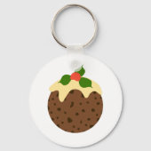 Weihnachtspudding Schlüsselanhänger (Vorderseite)