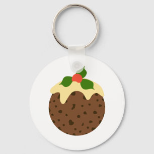 Weihnachtspudding Schlüsselanhänger
