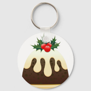 Weihnachtspudding Schlüsselanhänger