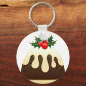 Weihnachtspudding Schlüsselanhänger (Vorderseite)