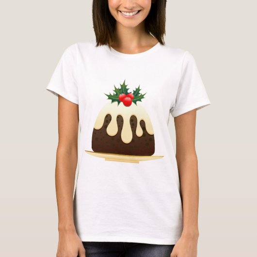 Weihnachtspudding T-Shirt (Vorderseite)