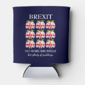 Weihnachtspudding | Union Jack Blue | BREXIT Dosenkühler (Vorderseite)
