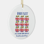 Weihnachtspudding | Union Jack | BREXIT Keramik Ornament (Rechts)