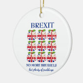 Weihnachtspudding | Union Jack | BREXIT Keramik Ornament (Links)