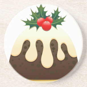 Weihnachtspudding Untersetzer