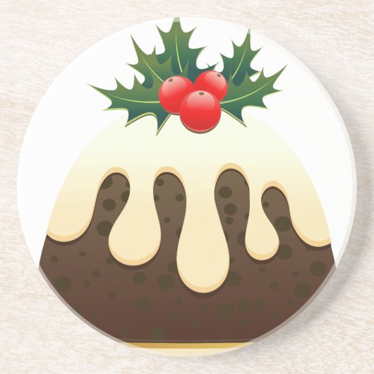 Weihnachtspudding Untersetzer (Vorne)